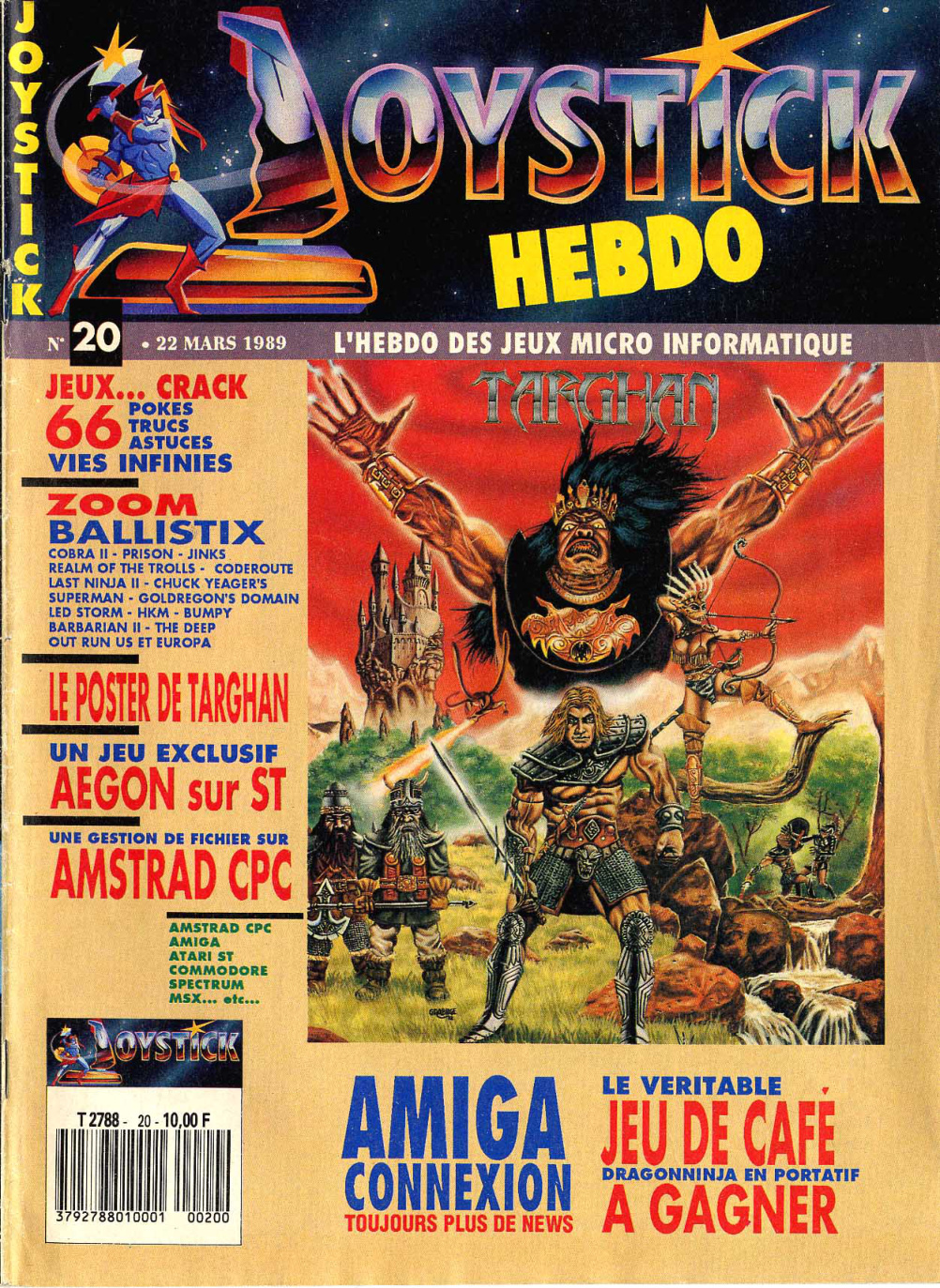 Première page de joystickhebdo numero20