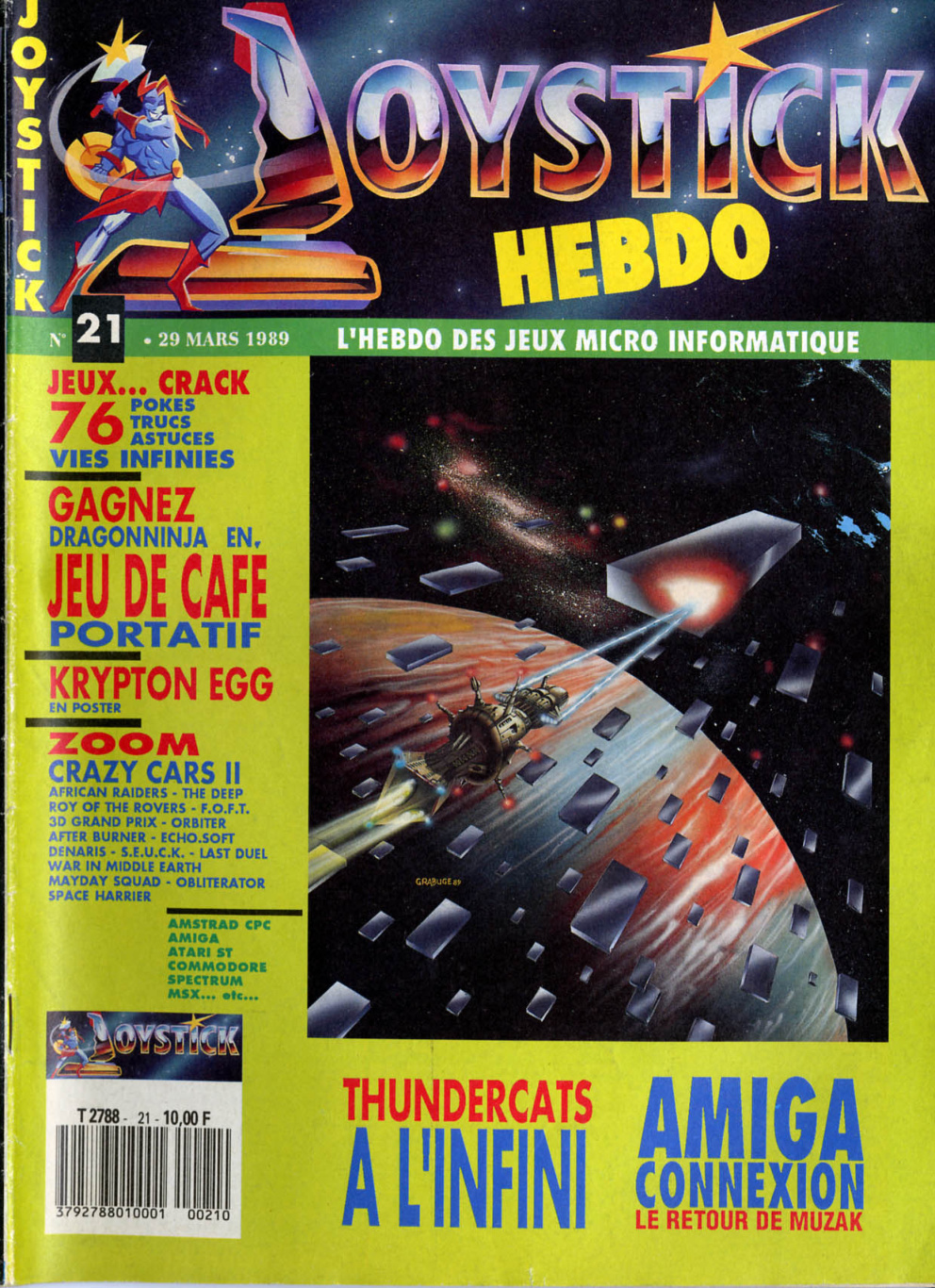 Première page de joystickhebdo numero21