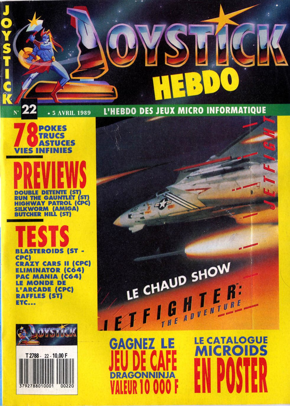 Première page de joystickhebdo numero22