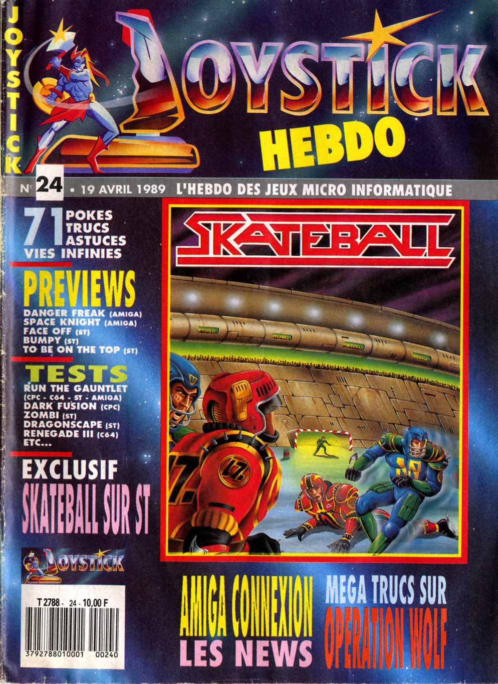 Première page de joystickhebdo numero24