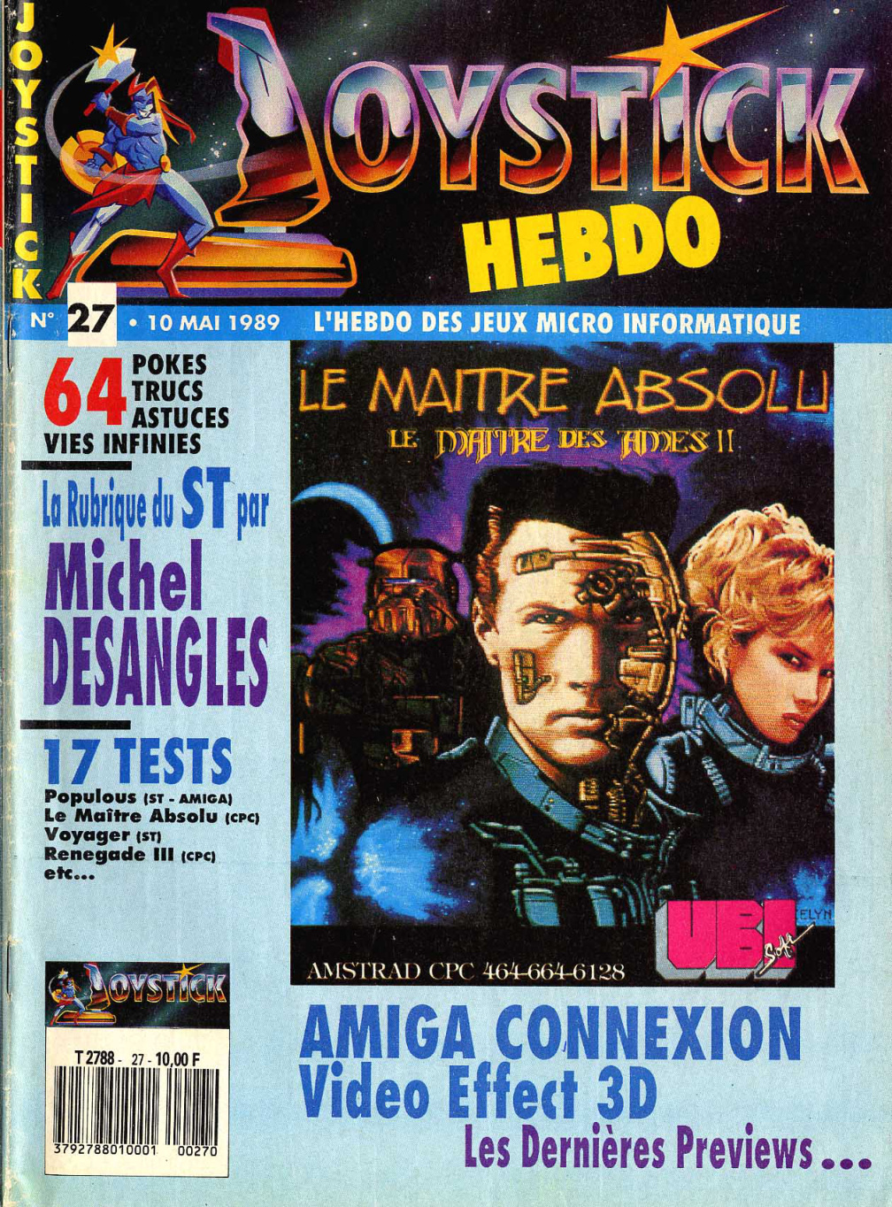 Première page de joystickhebdo numero27