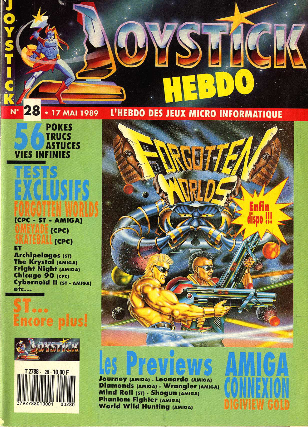 Première page de joystickhebdo numero28
