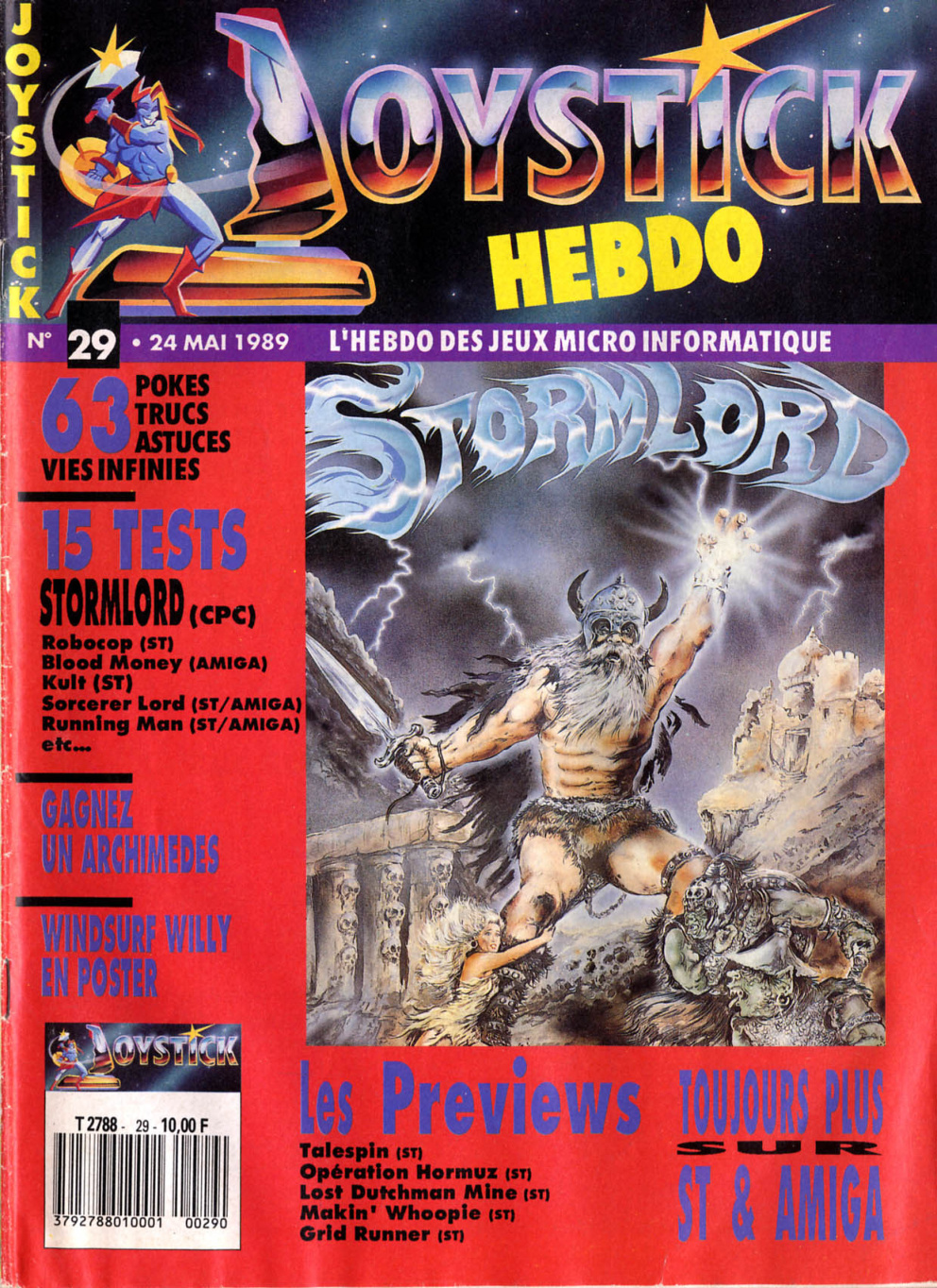 Première page de joystickhebdo numero29