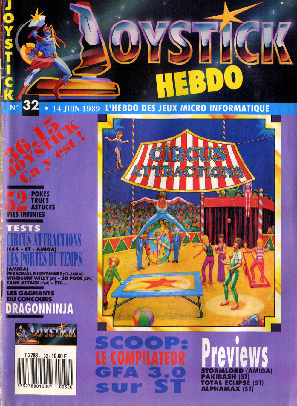 Première page de joystickhebdo numero32