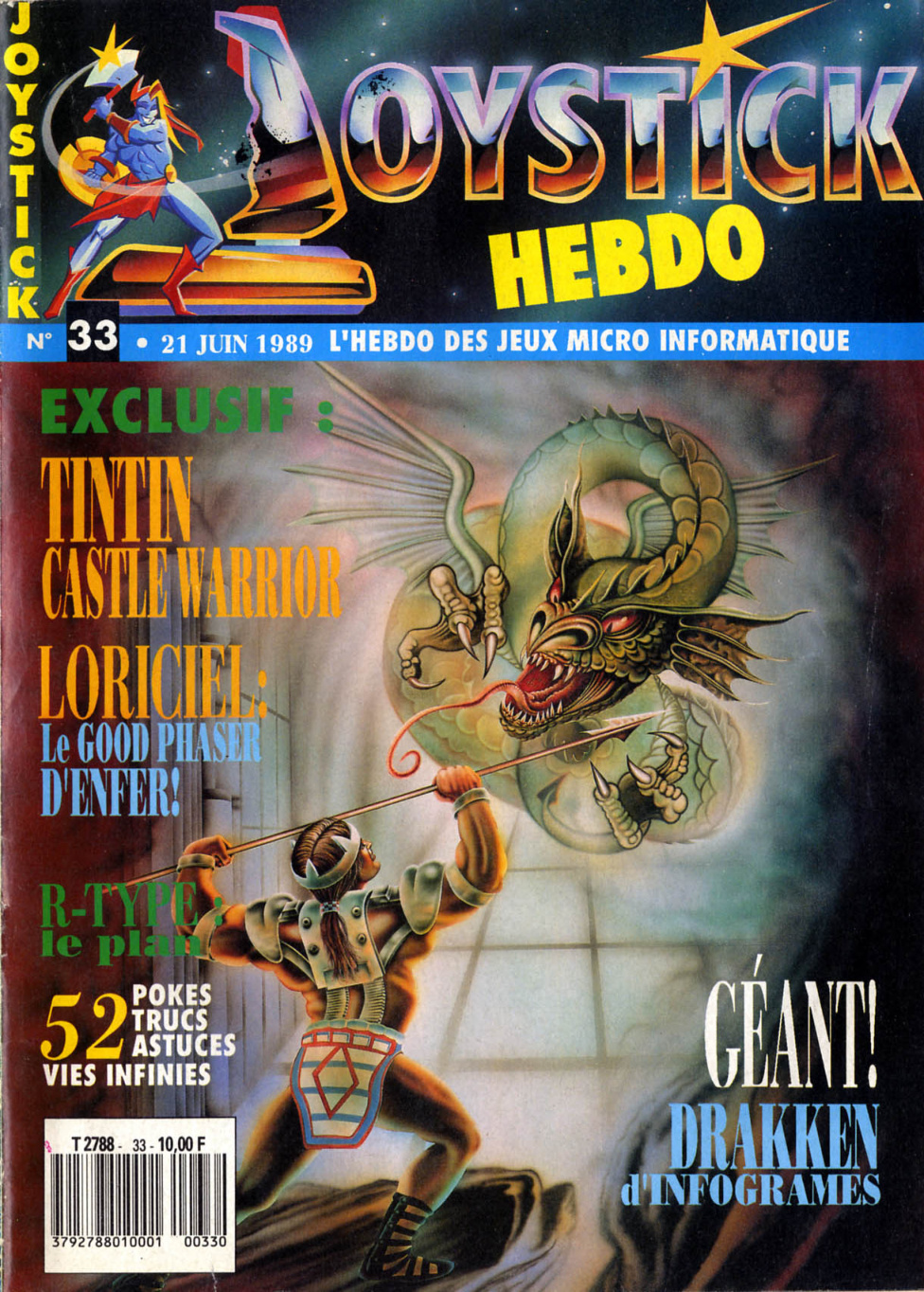 Première page de joystickhebdo numero33