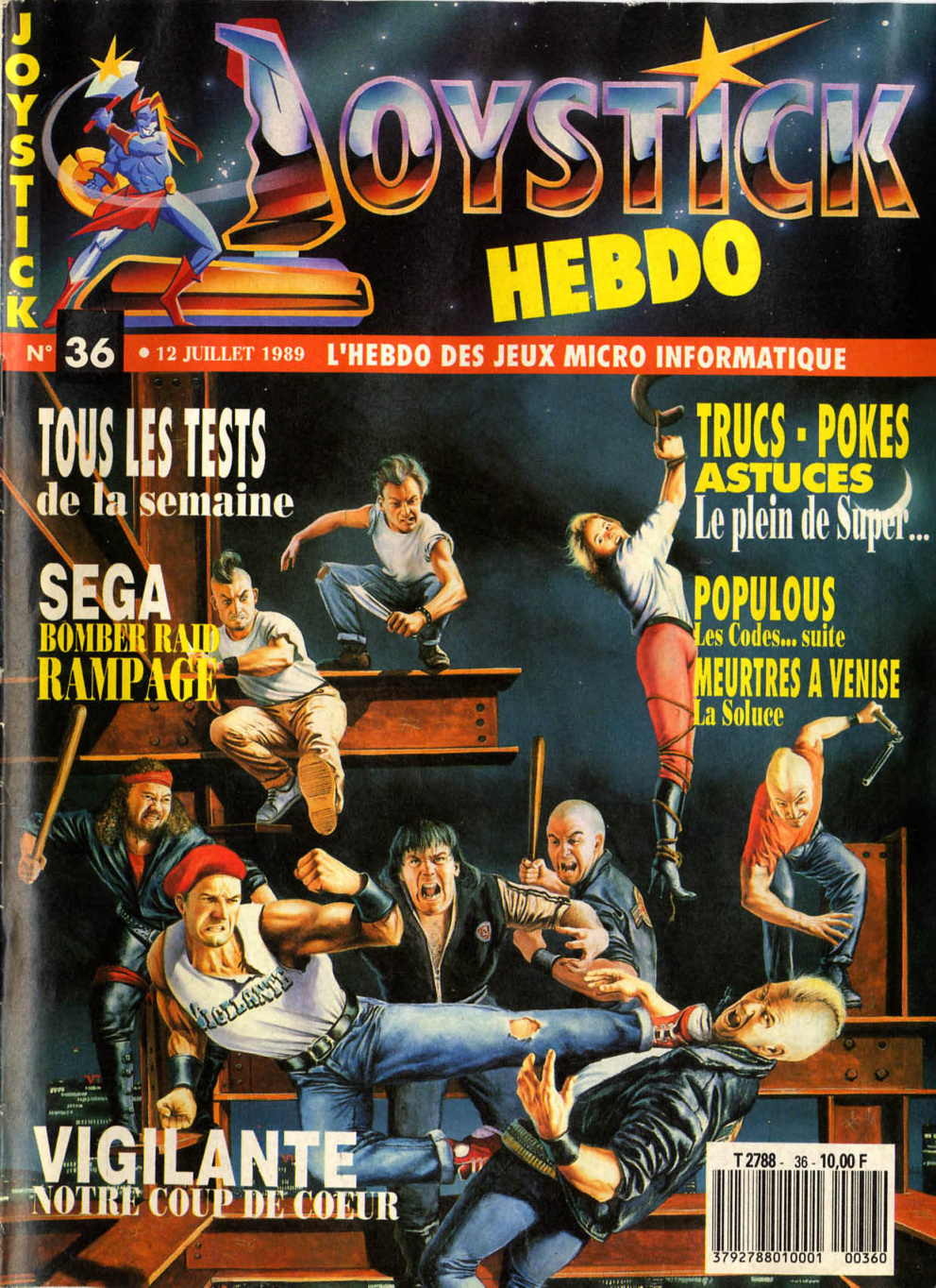 Première page de joystickhebdo numero36