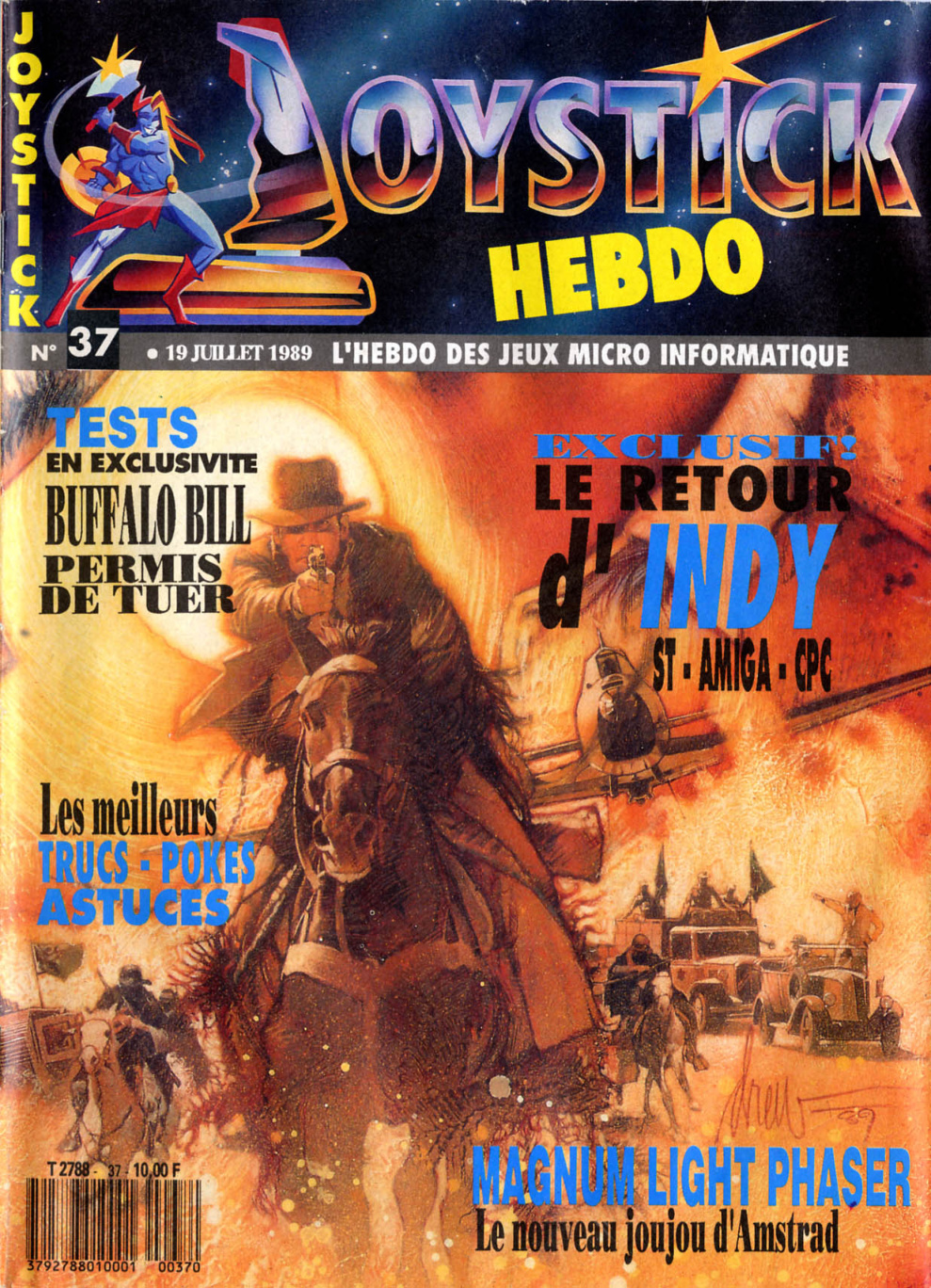 Première page de joystickhebdo numero37