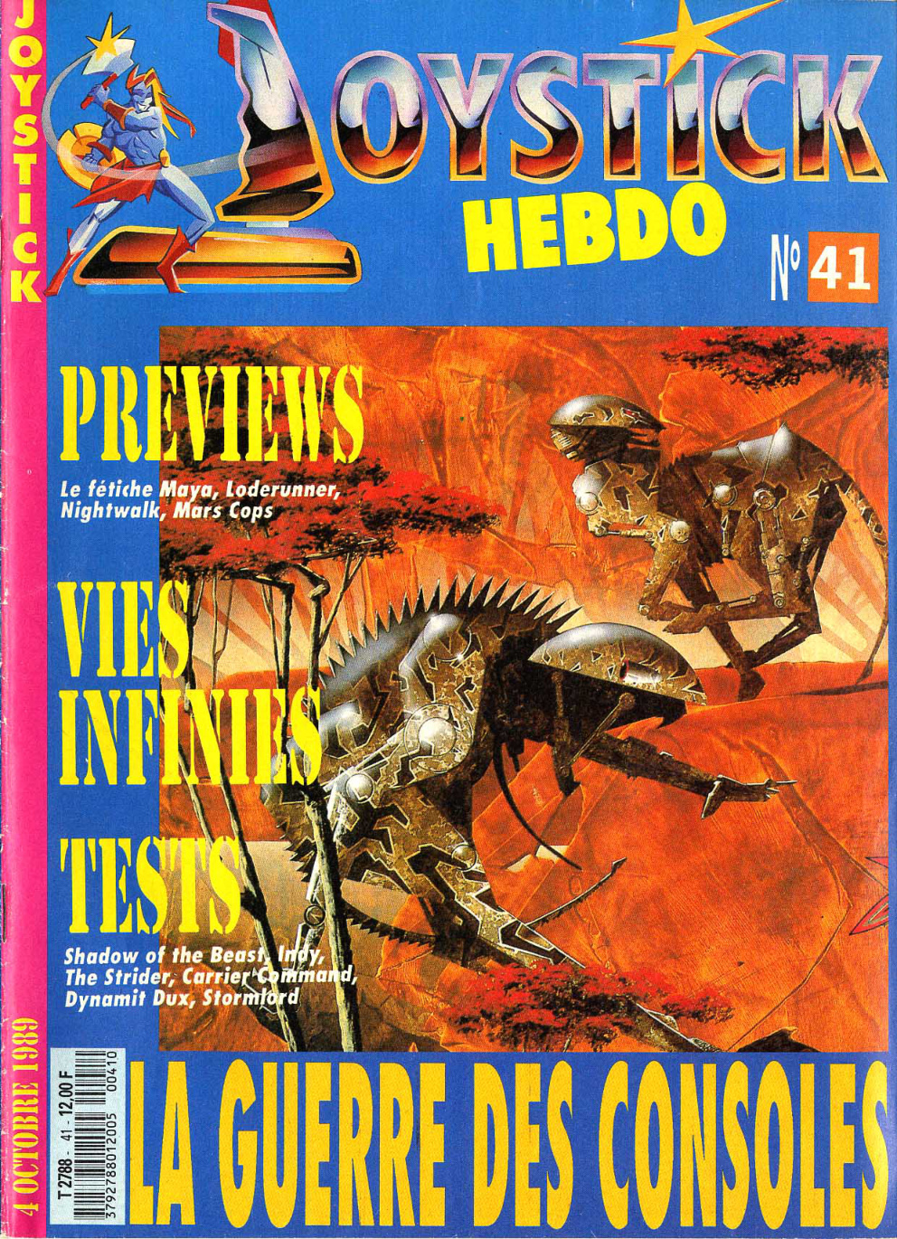 Première page de joystickhebdo numero41
