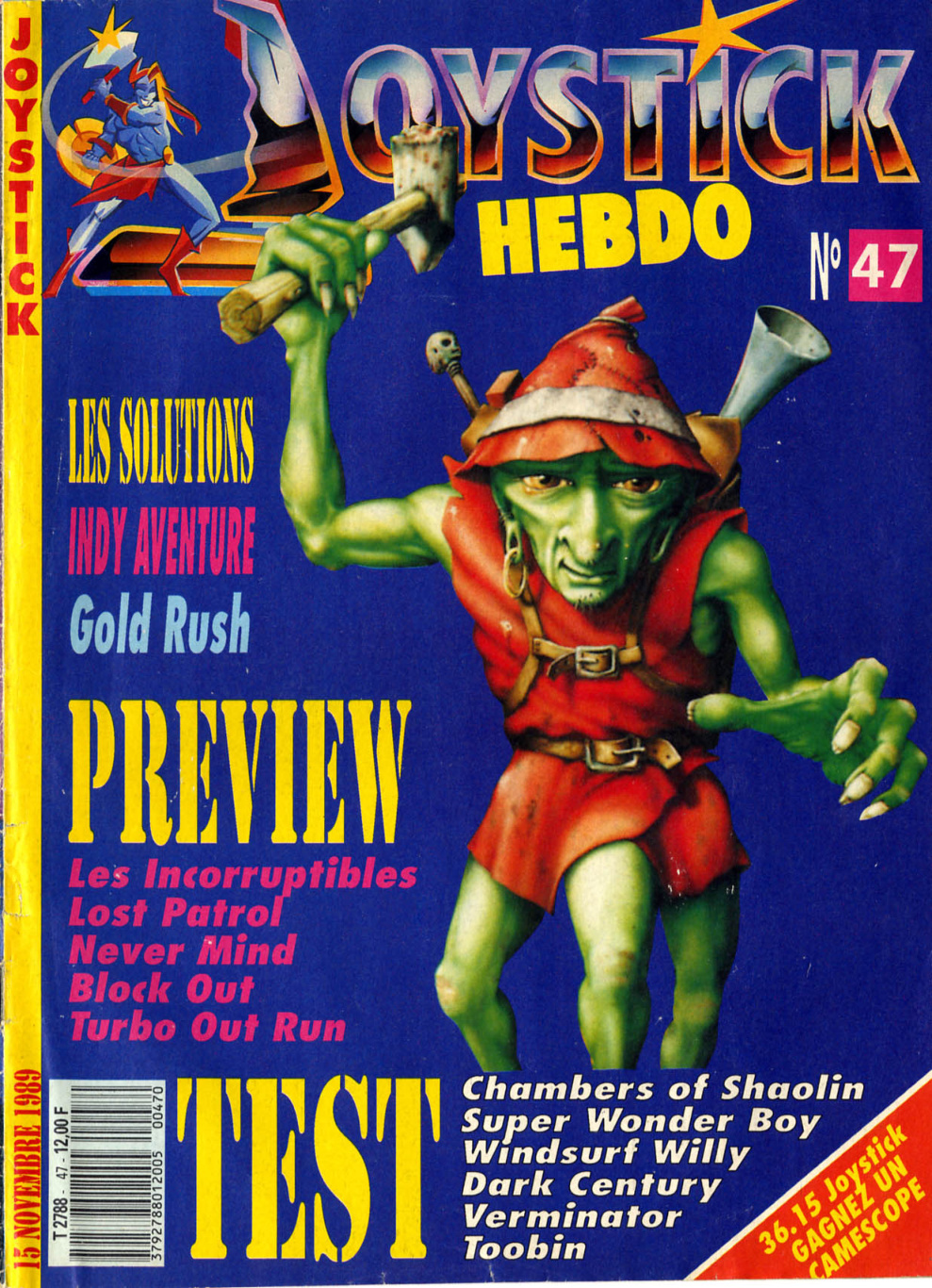 Première page de joystickhebdo numero47