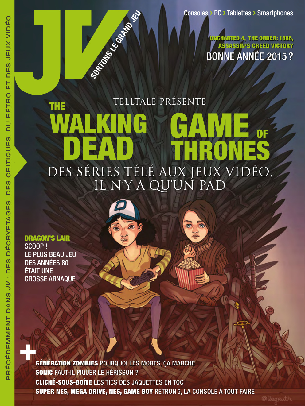 Première page de jv numero15