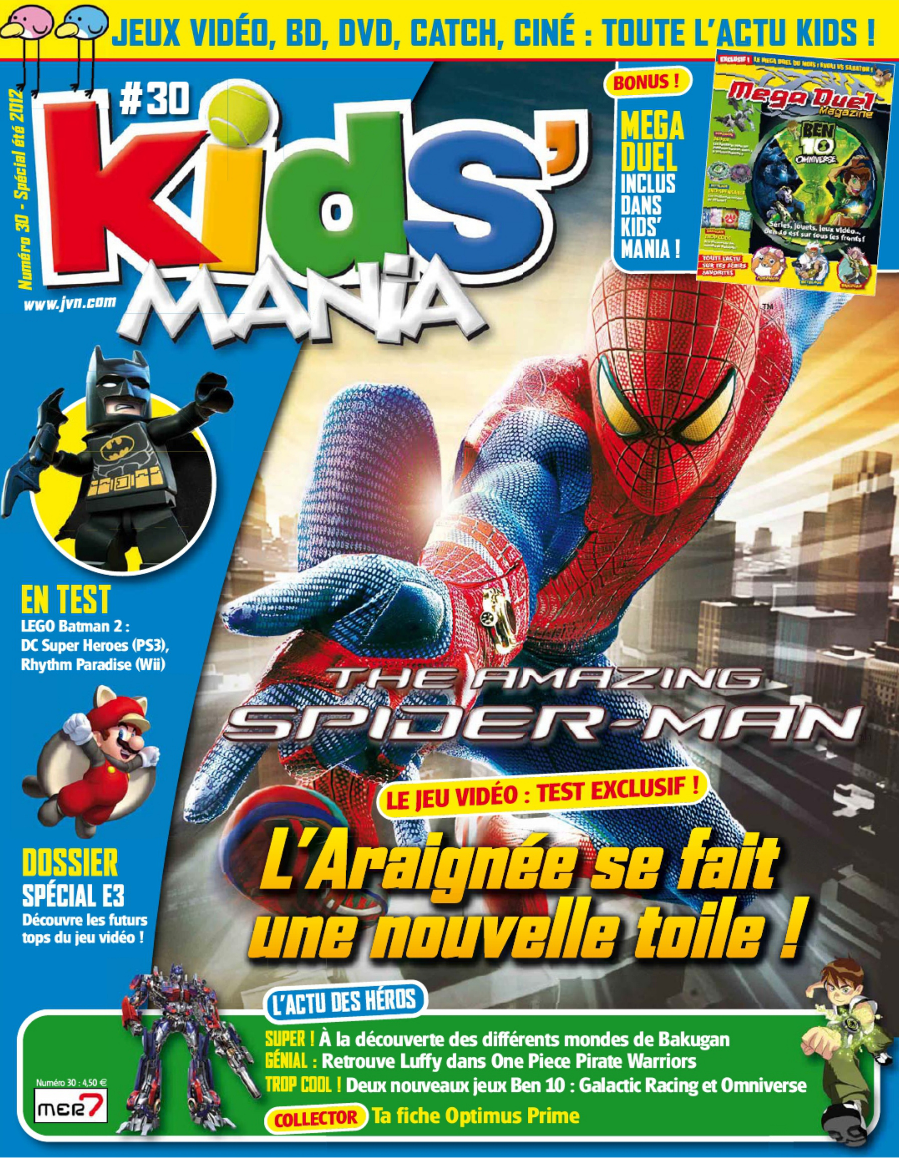 Première page de kidsmania numero30