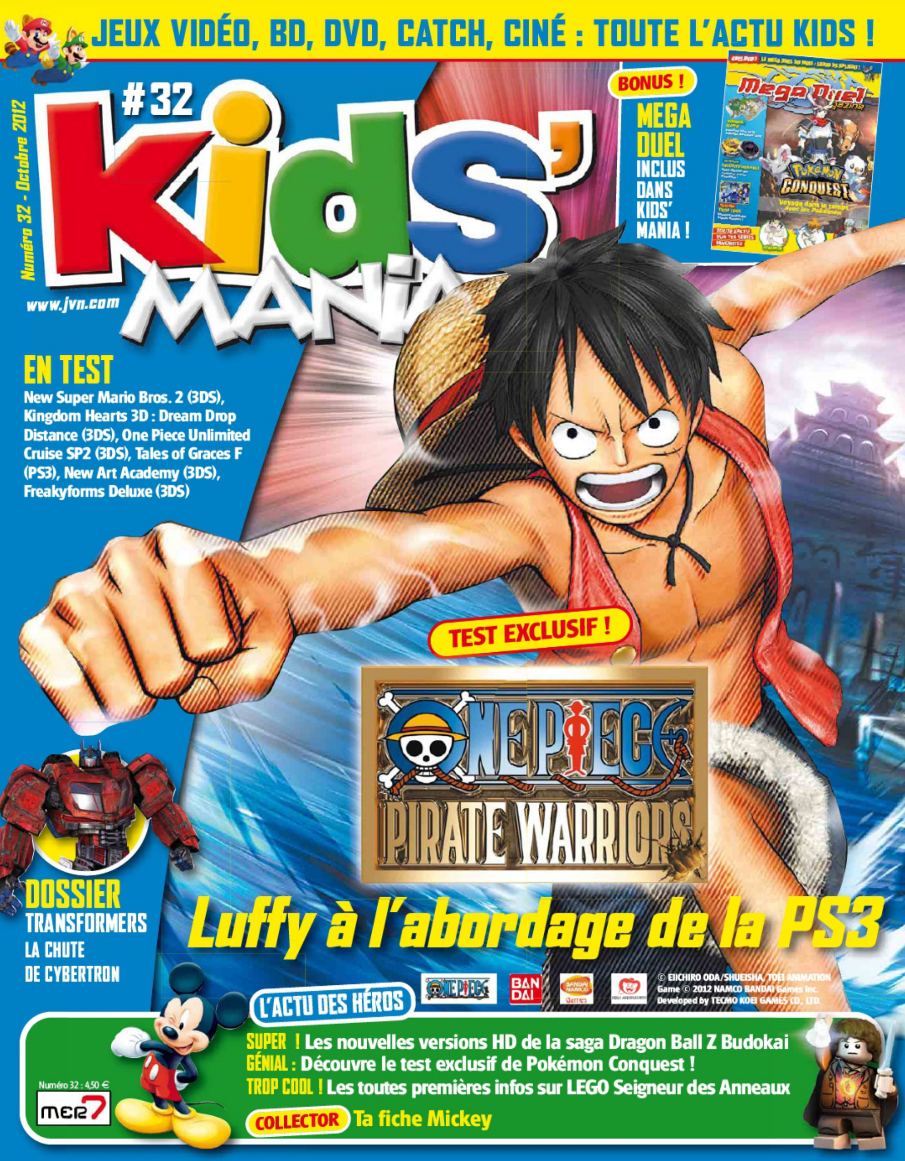 Première page de kidsmania numero32