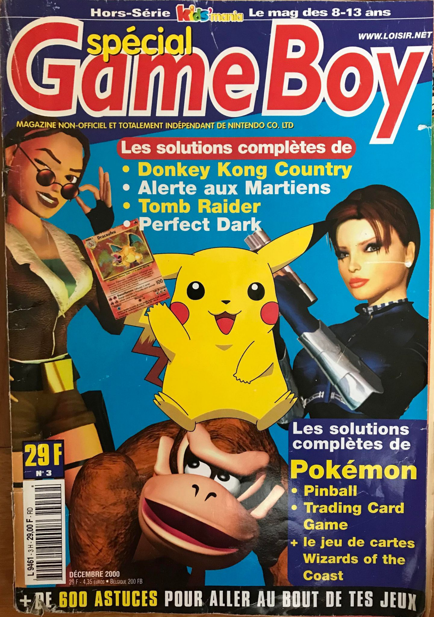 Première page de kidsmania numerohs03gameboy