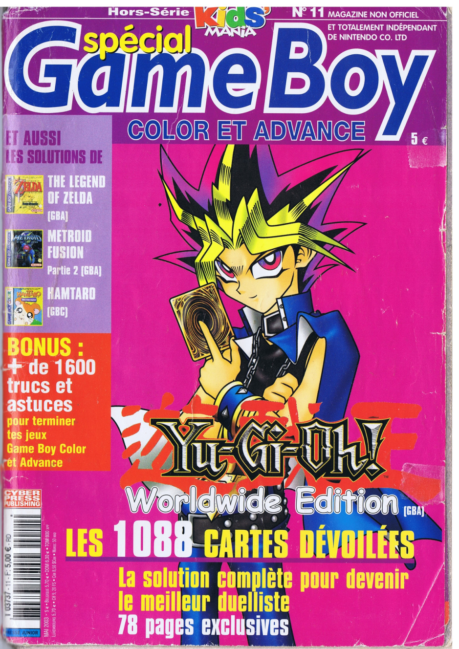 Première page de kidsmania numerohs11