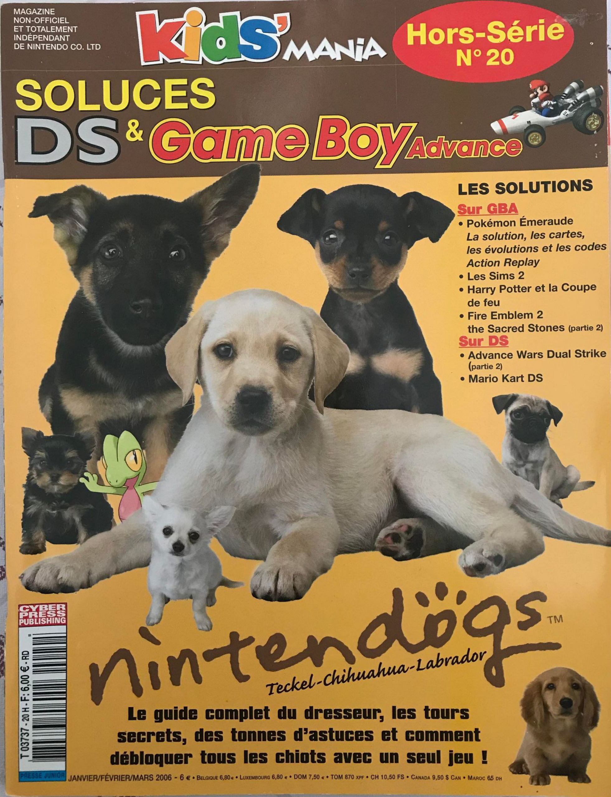 Première page de kidsmania numerohs20gameboy