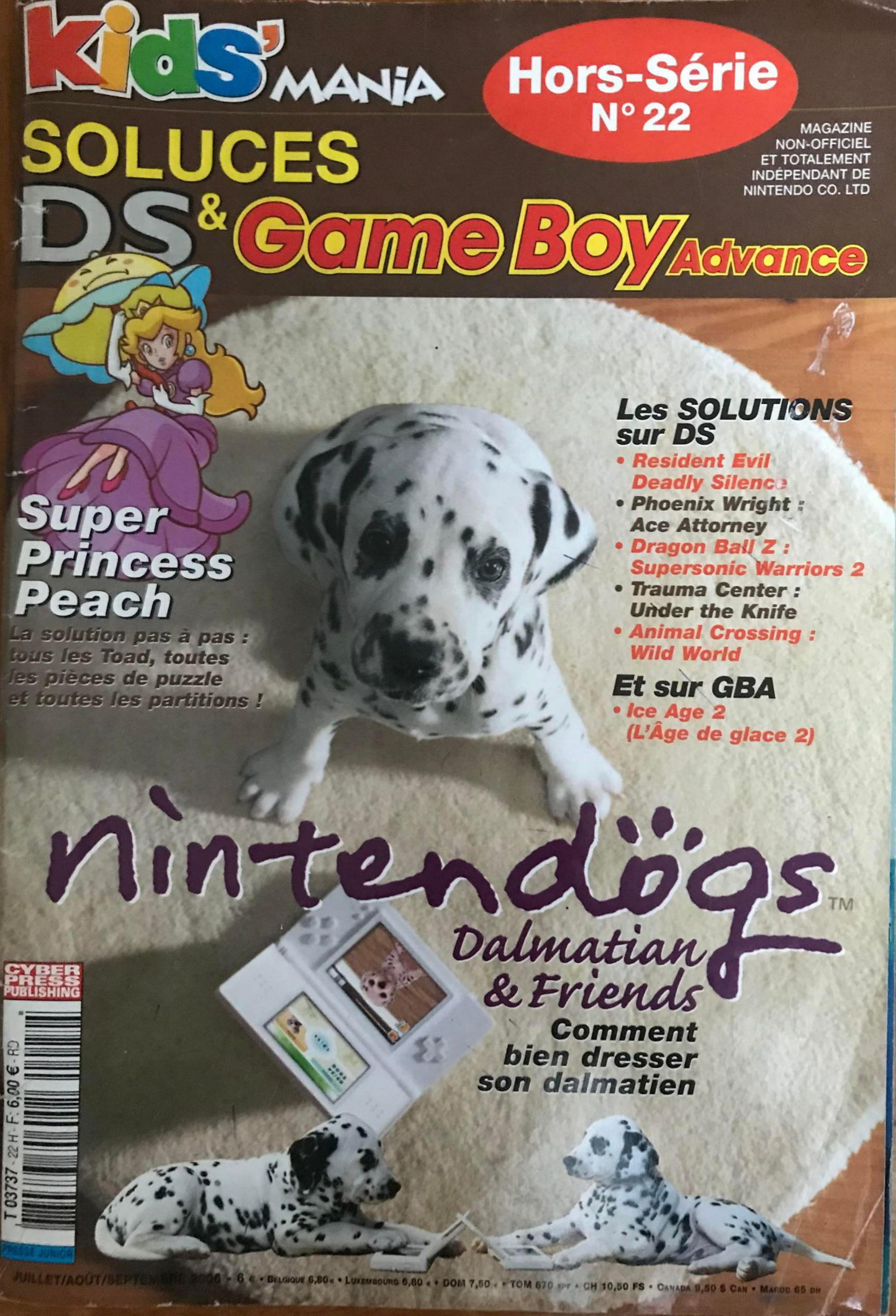 Première page de kidsmania numerohs22gameboy