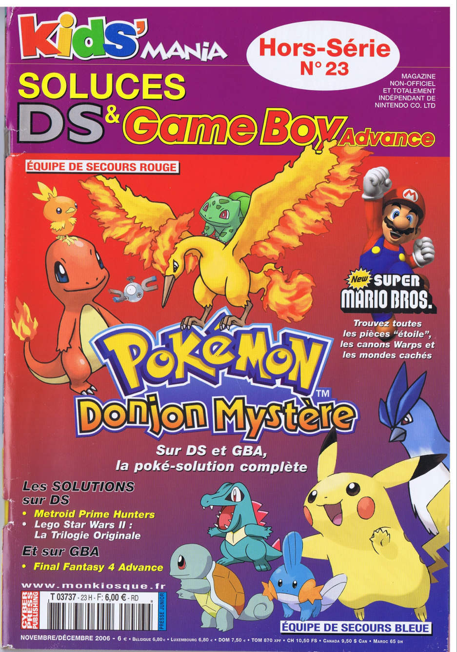 Première page de kidsmania numerohs23