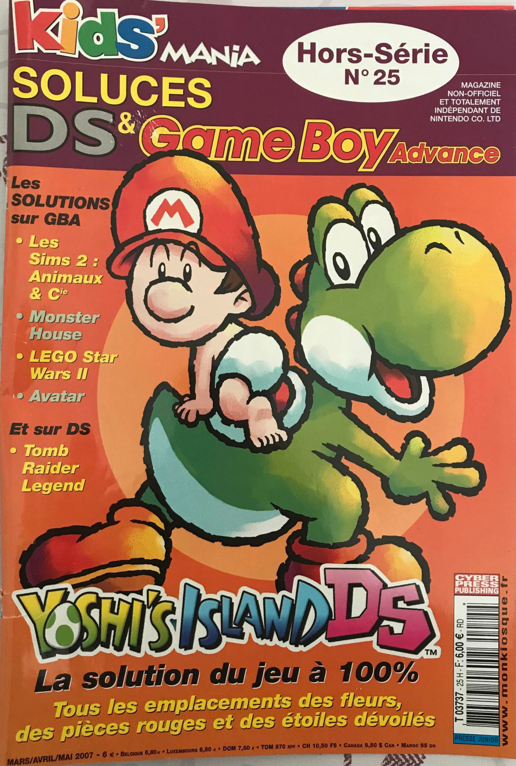 Première page de kidsmania numerohs25gameboy