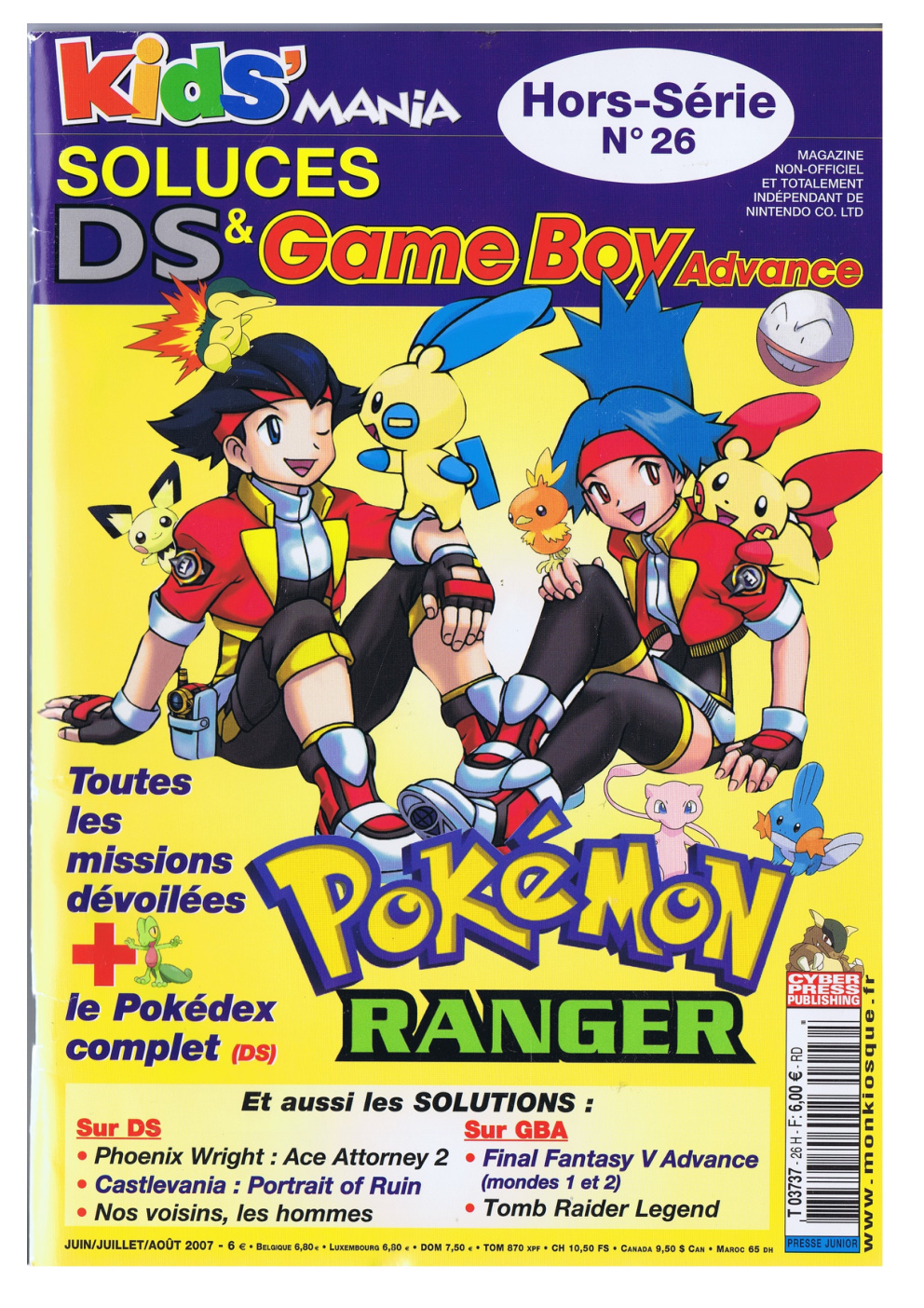 Première page de kidsmania numerohs26