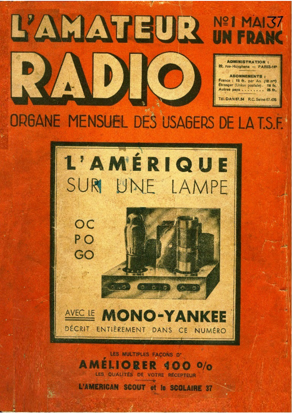 Première page de lamateurradio numero01