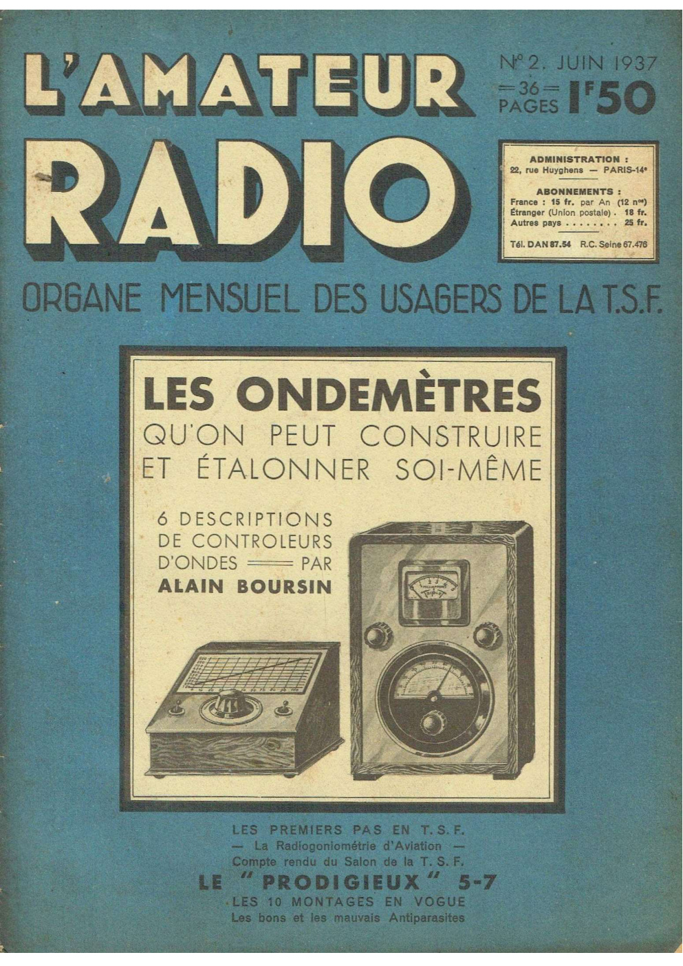 Première page de lamateurradio numero02