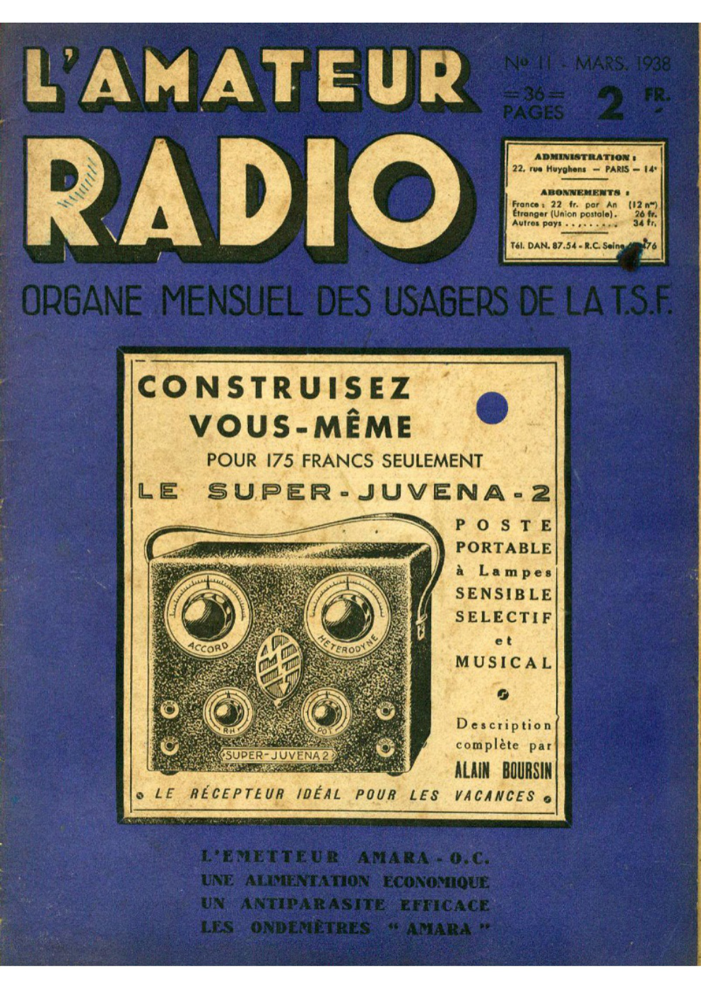Première page de lamateurradio numero11