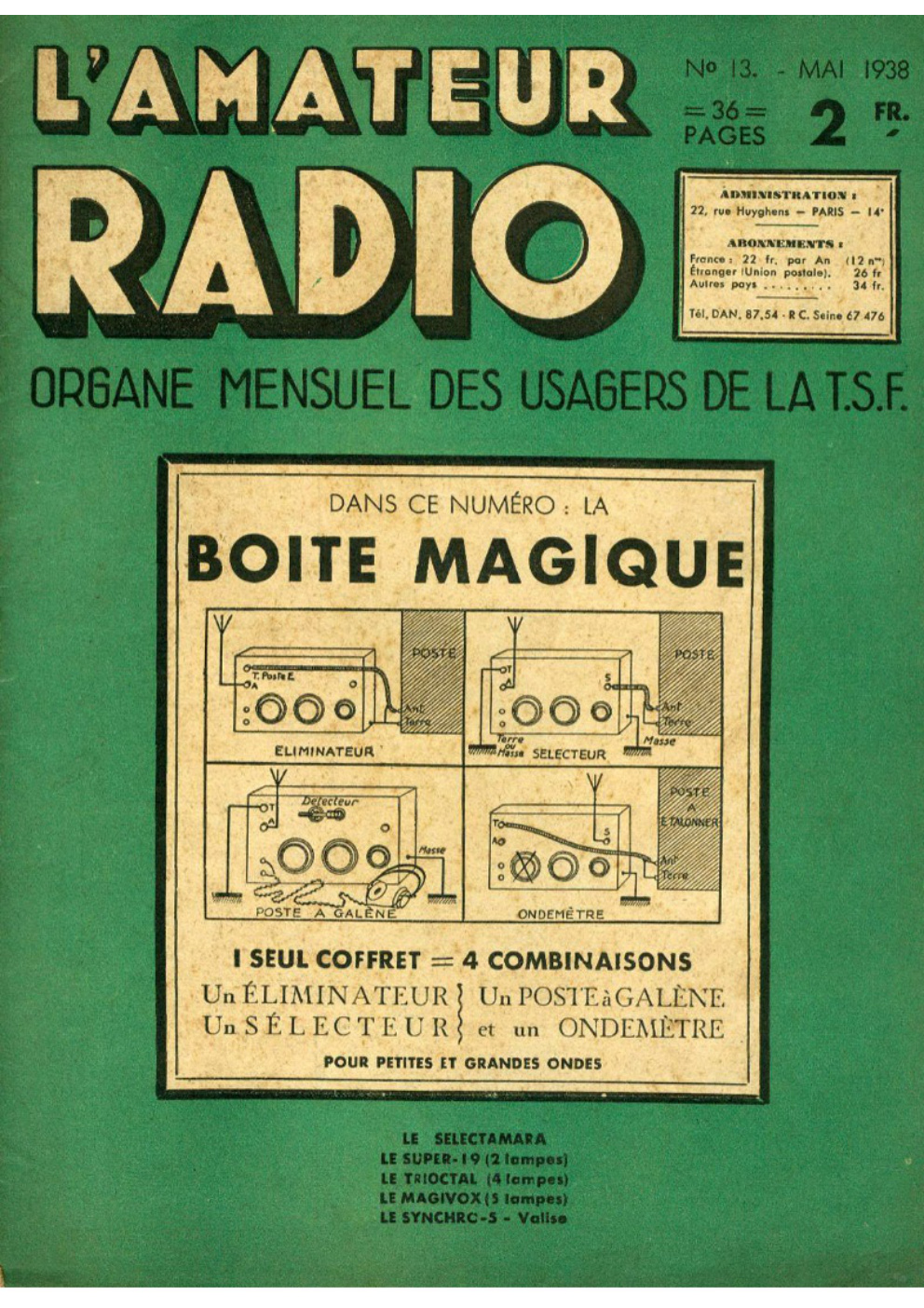 Première page de lamateurradio numero13