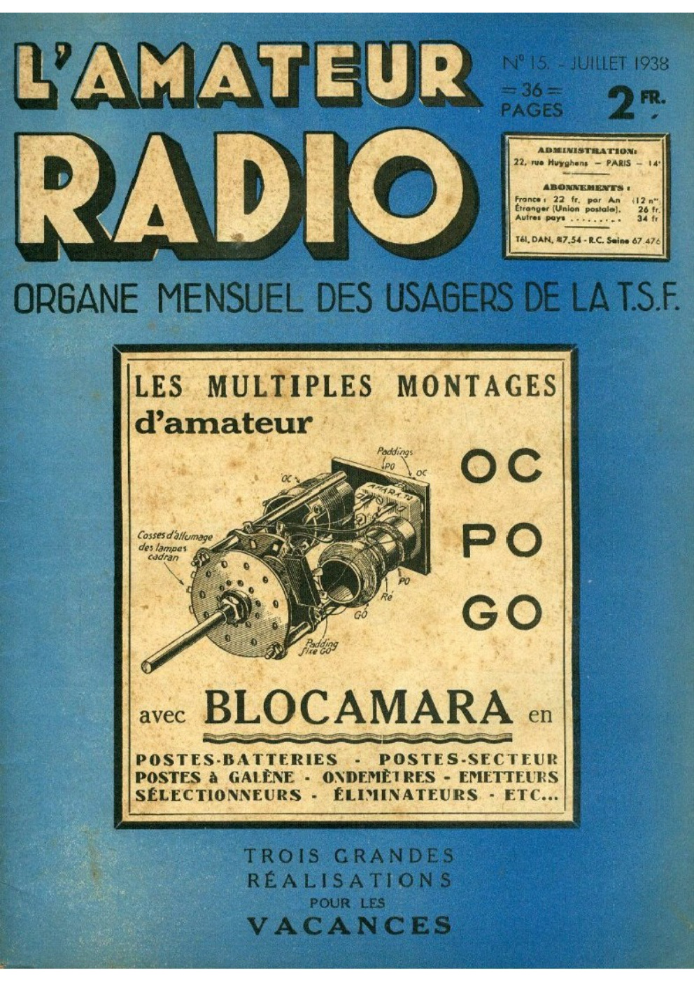 Première page de lamateurradio numero15