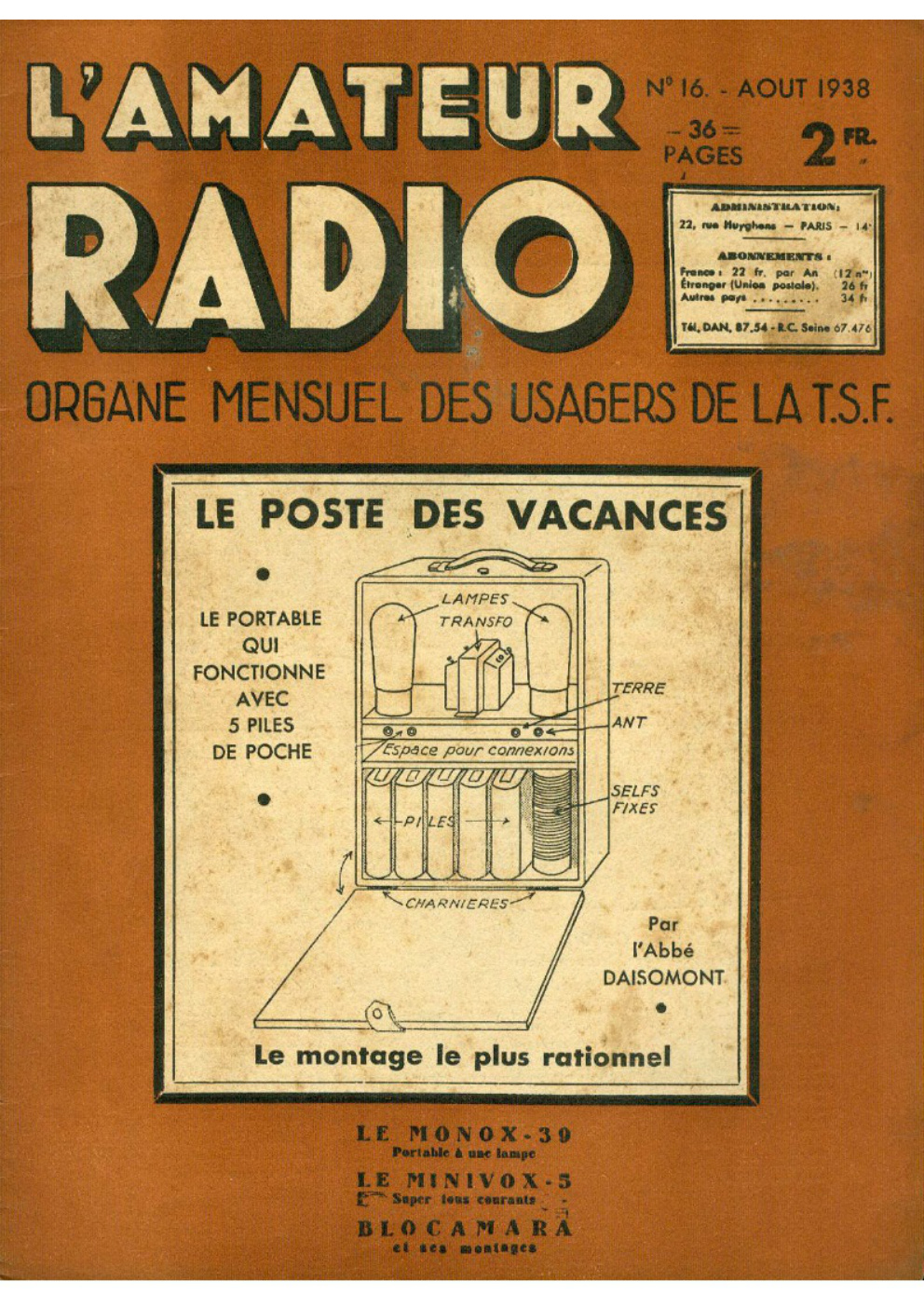 Première page de lamateurradio numero16