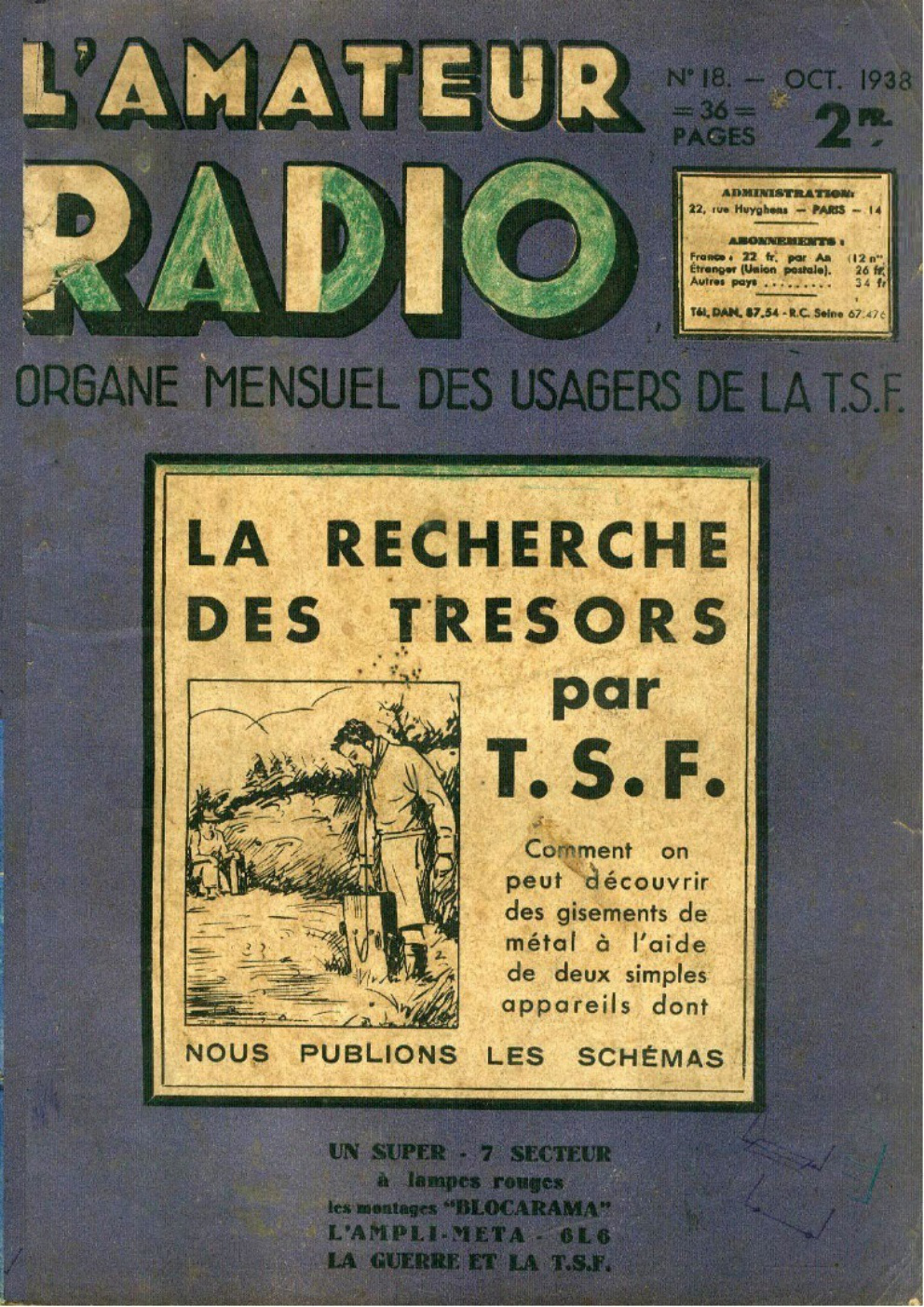 Première page de lamateurradio numero18
