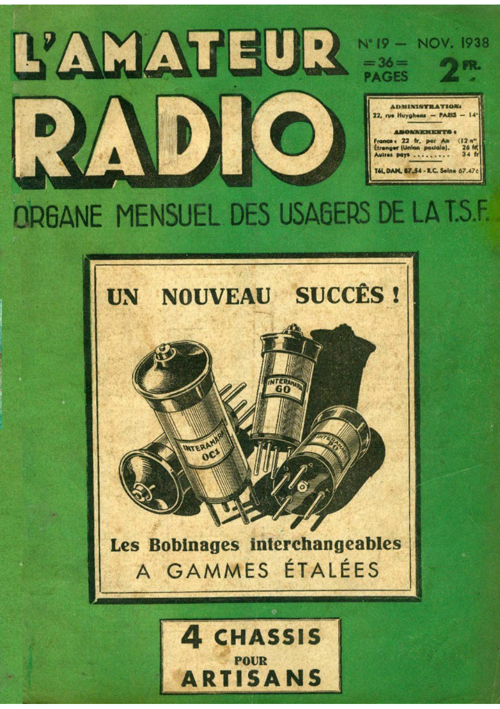 Première page de lamateurradio numero19