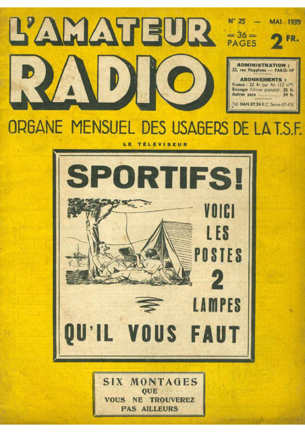 Première page de lamateurradio numero25