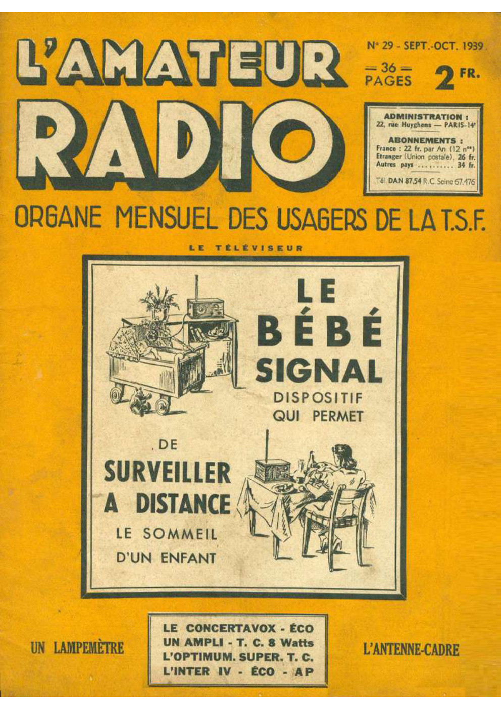 Première page de lamateurradio numero29
