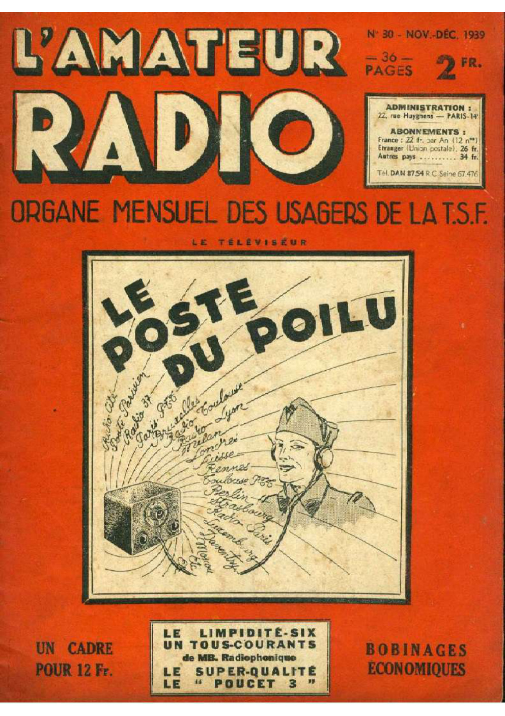 Première page de lamateurradio numero30