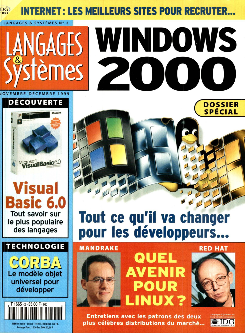 Première page de langagesetsystemes numero02
