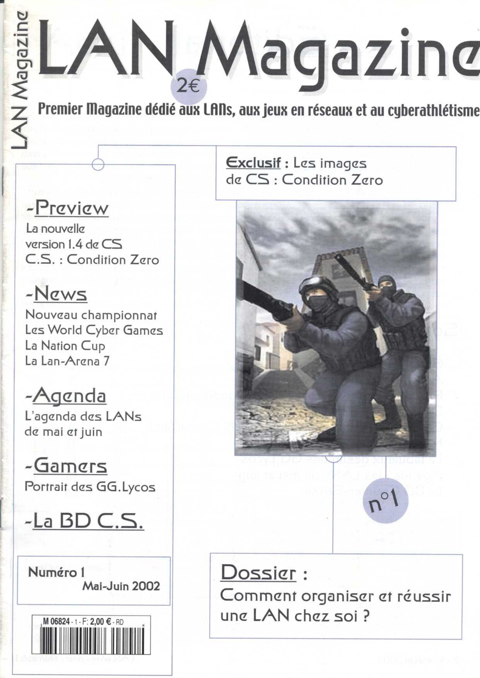 Première page de lanmagazine numero01
