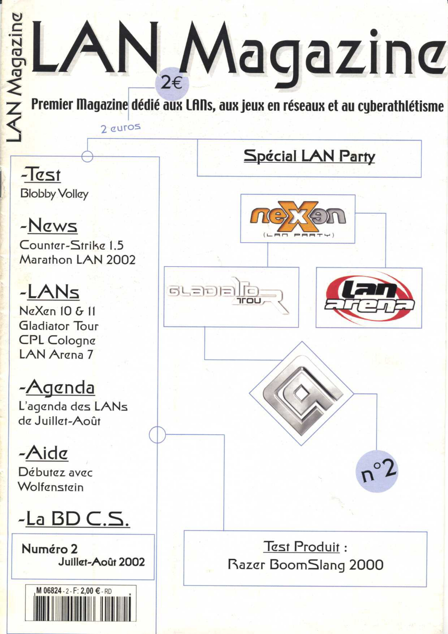 Première page de lanmagazine numero02