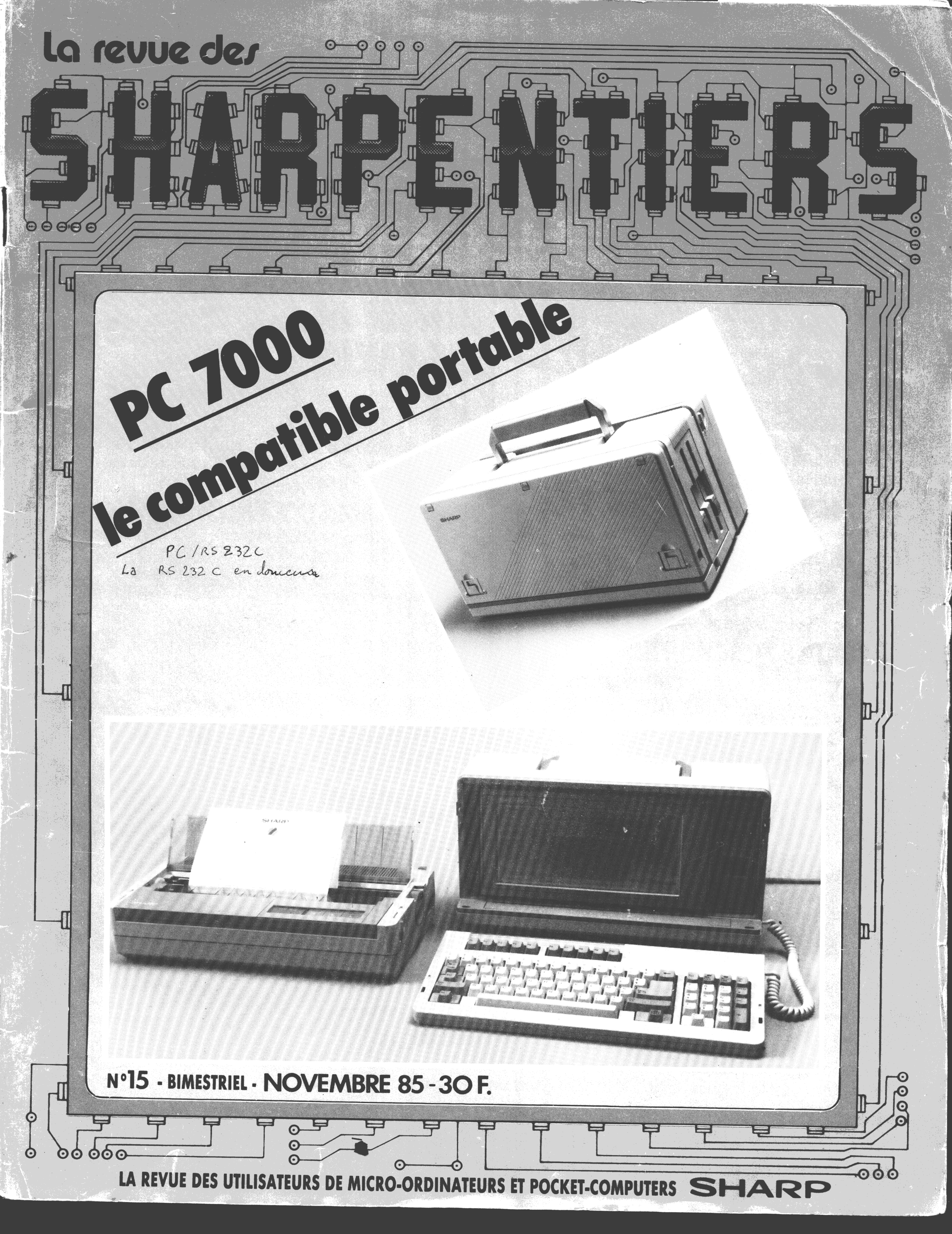 Première page de larevuedessharpentiers numero15