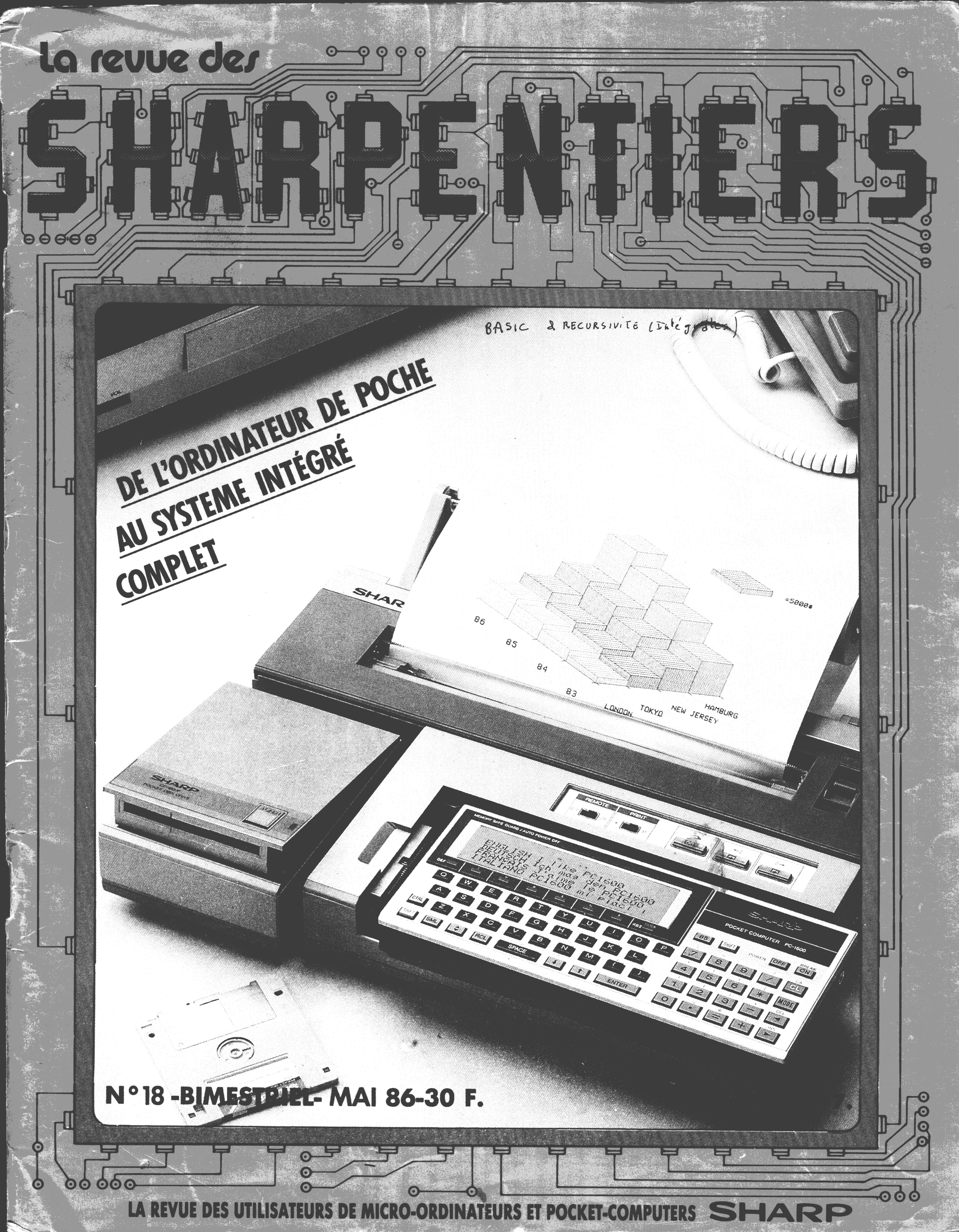 Première page de larevuedessharpentiers numero18