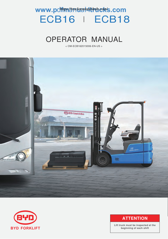 Première page de OPERATOR MANUAL