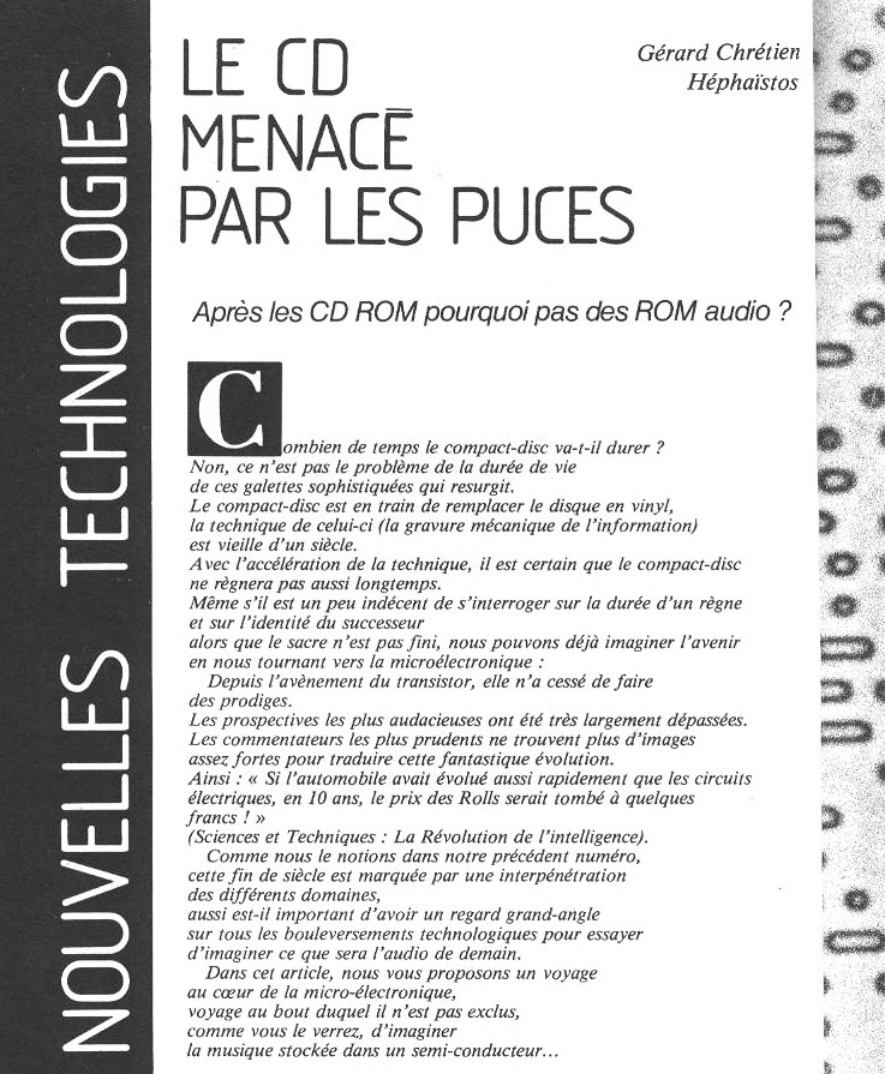 Première page de laudiophile numero02b