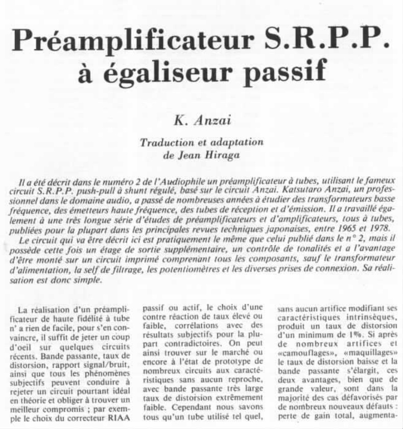 Première page de laudiophile numero07