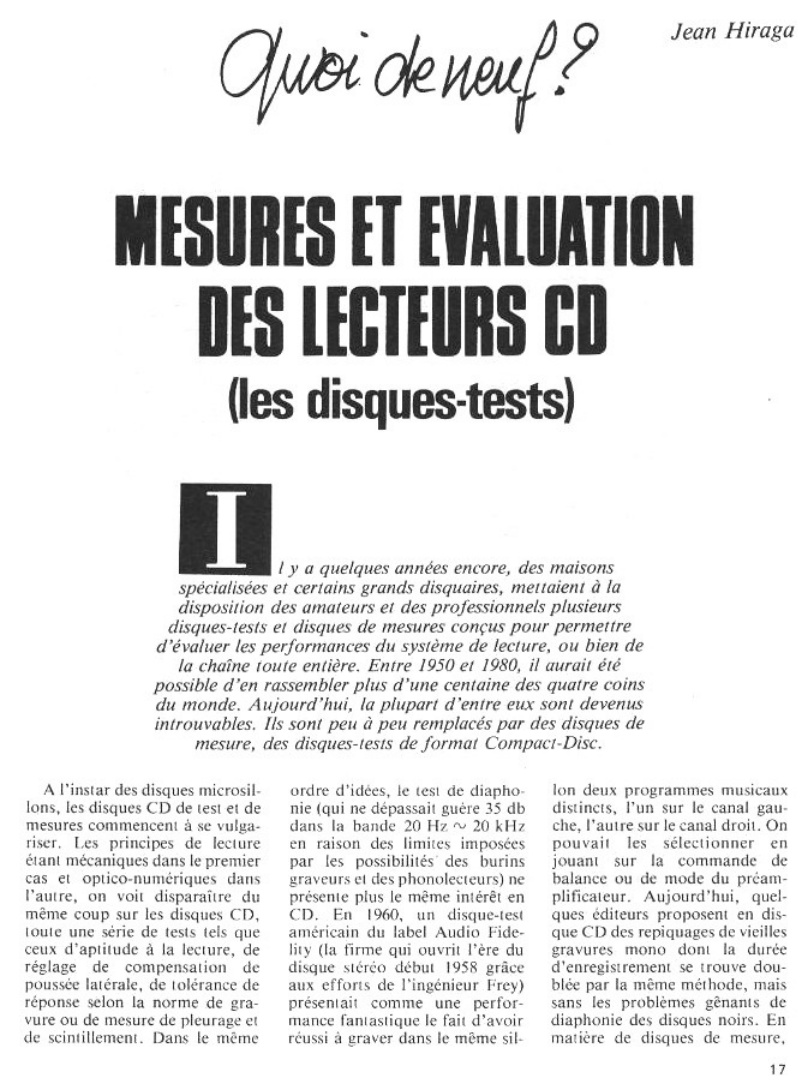Première page de laudiophile numero11b