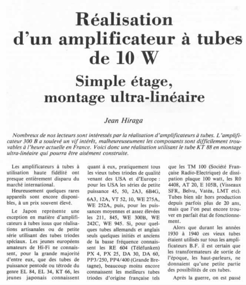 Première page de laudiophile numero14