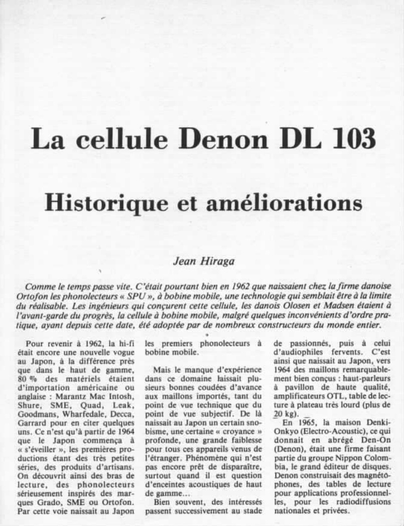 Première page de laudiophile numero22