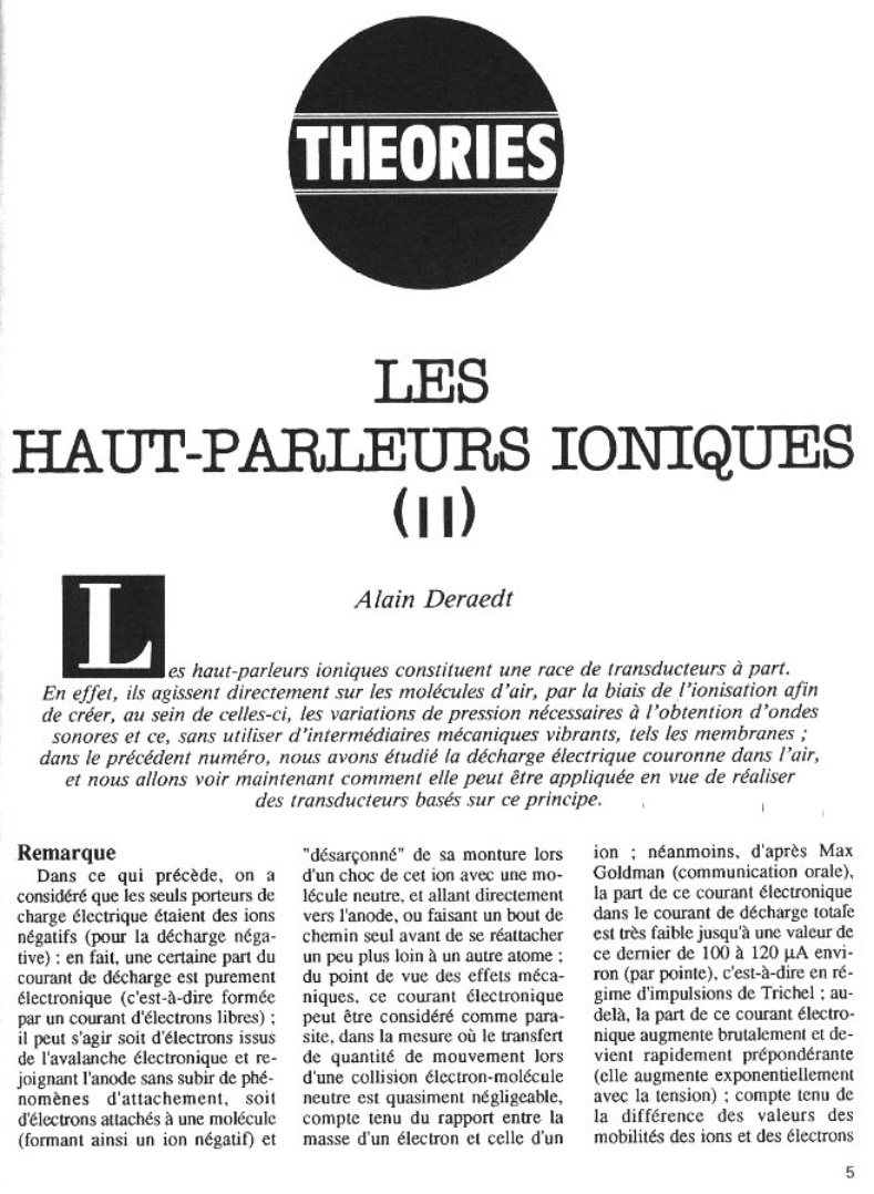 Première page de laudiophile numero23b