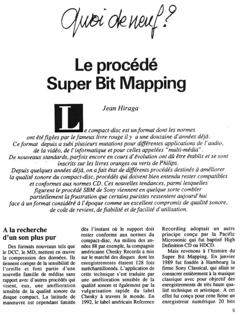 Première page de laudiophile numero24b