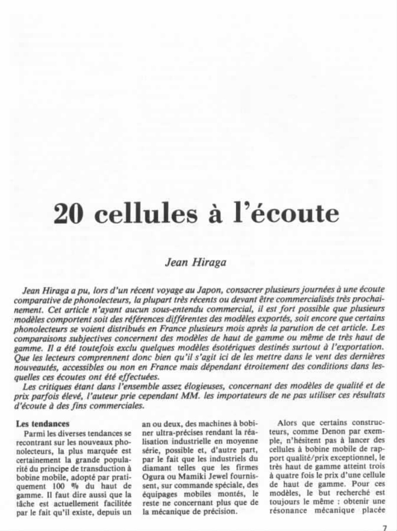Première page de laudiophile numero25