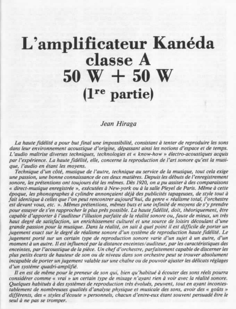 Première page de laudiophile numero31
