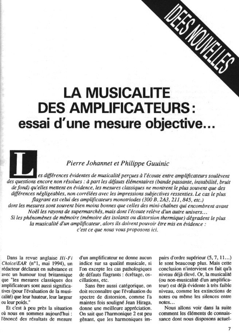 Première page de laudiophile numero32b